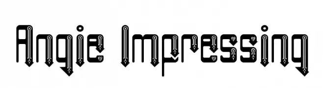 Angie Impressing  font caratteri gratis