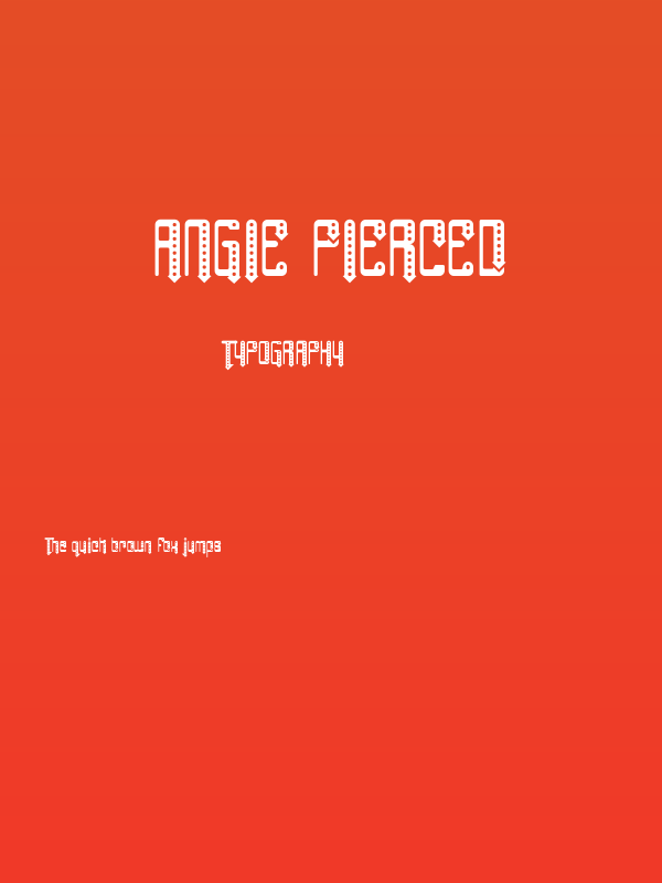 Angie Pierced Poster