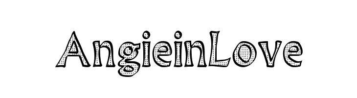 Angie in Love  Frei Schriftart Herunterladen