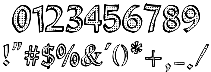 Angie in Love Font OTHER CHARS
