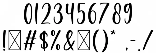 Angie Font OTHER CHARS