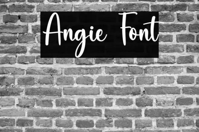 Angie Font examples