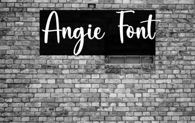 Angie Font examples