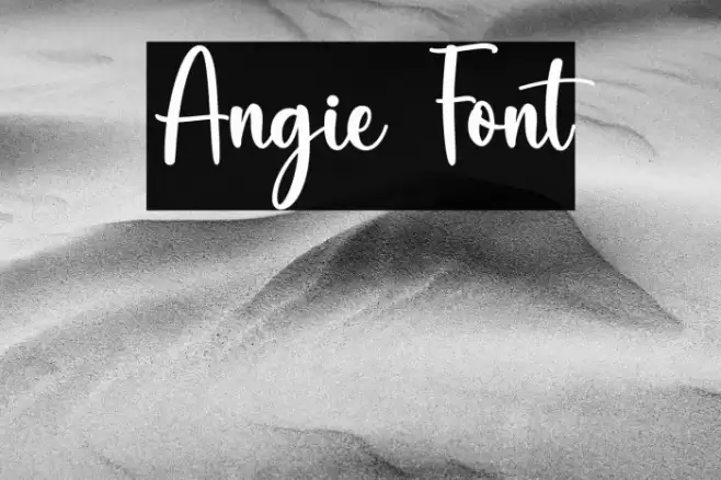 Angie Font examples