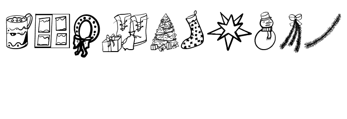Angie's Christmas Font OTHER CHARS