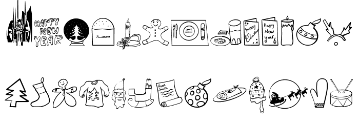 Angie's Christmas Font LOWERCASE