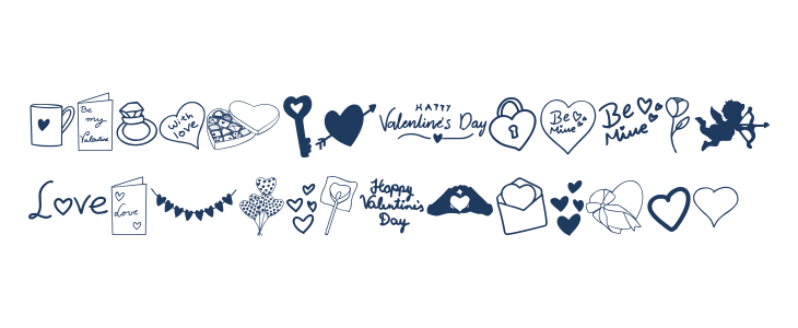 Angie's Valentines Uppercase