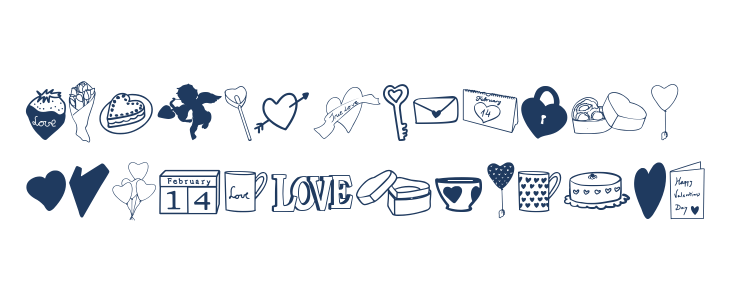 Angie's Valentines Lowercase