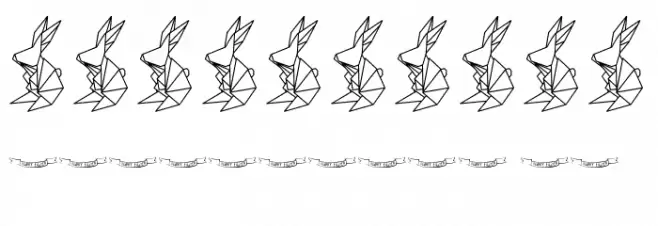 Angie's Vintage Easter Font OTHER CHARS