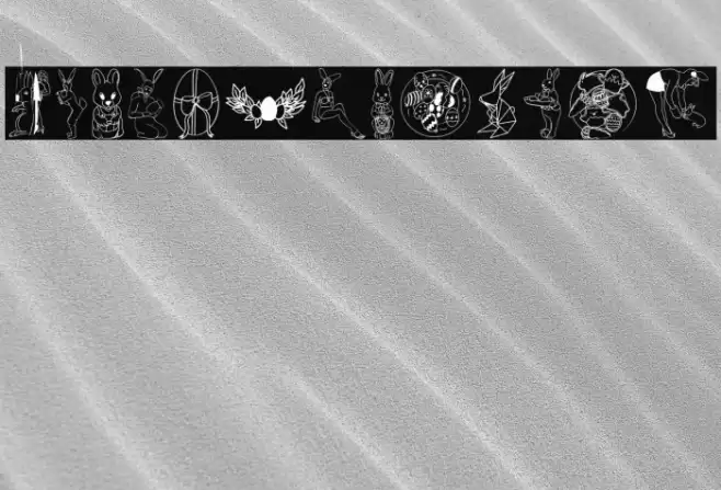 Angie's Vintage Easter Font examples