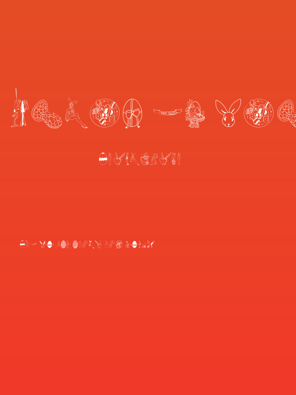 Angie's Vintage Easter Poster