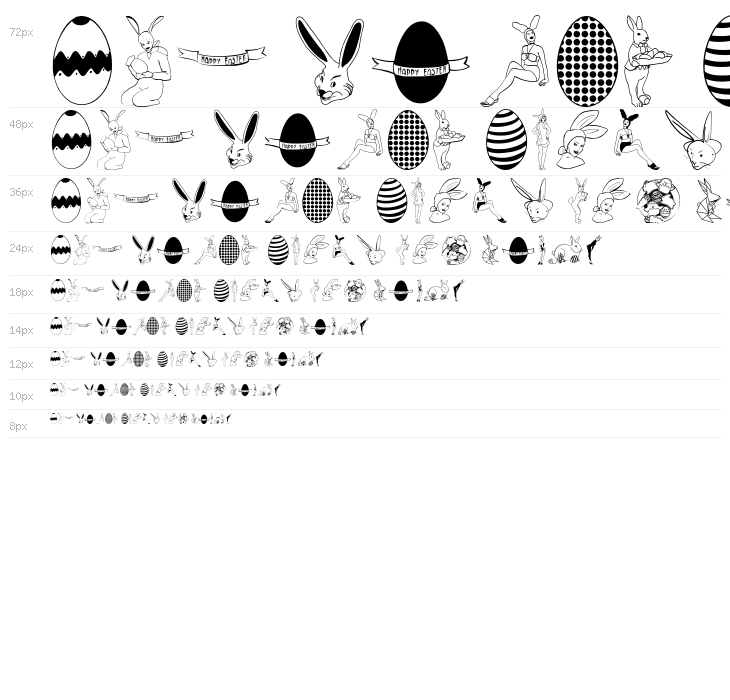 Angie's Vintage Easter Waterfall