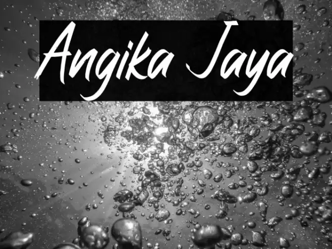 Angika Jaya Font examples