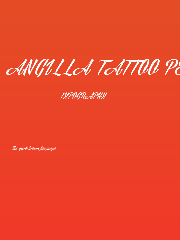 Angilla Tattoo Personal Use Poster