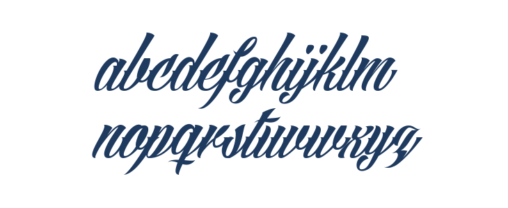 Angilla Tattoo Personal Use Lowercase