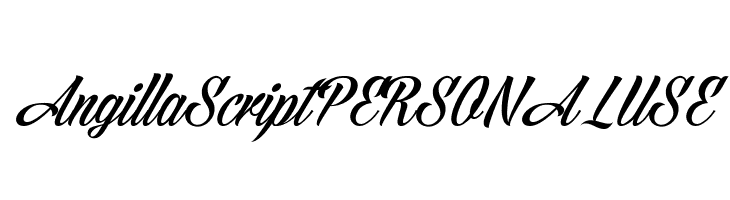 AngillaScriptPERSONALUSE  नि: शुल्क फ़ॉन्ट्स डाउनलोड