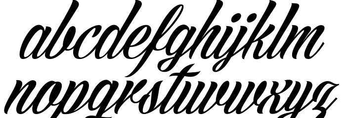 AngillaScriptPERSONALUSE Font LOWERCASE