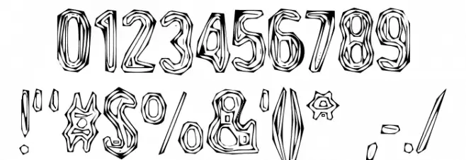 Angioma AOE Font OTHER CHARS