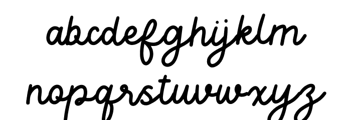 Angitany Font LOWERCASE