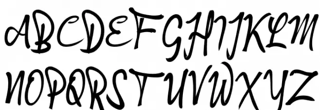 Angkanya Sebelas_ フォント 大文字