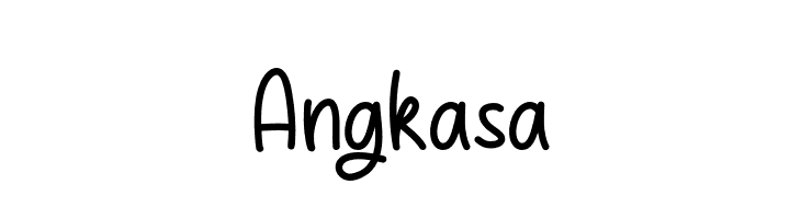 Angkasa  フリーフォントのダウンロード