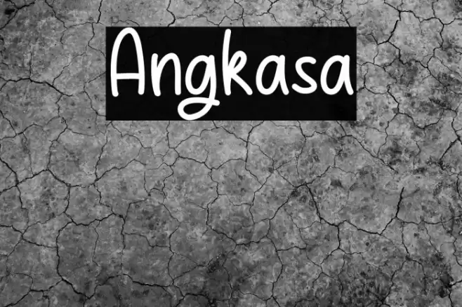 Angkasa Font examples