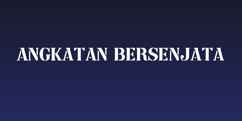 Angkatan Bersenjata Social Header