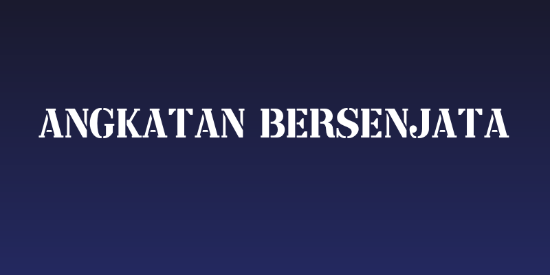 Angkatan Bersenjata Social Header