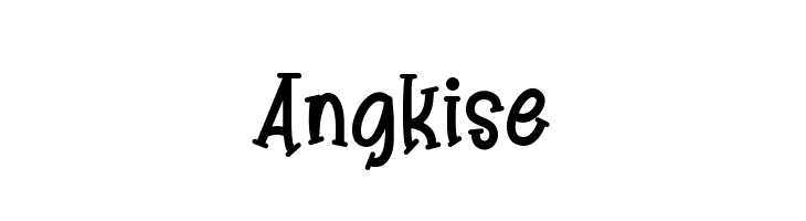 Angkise  Free Fonts Download