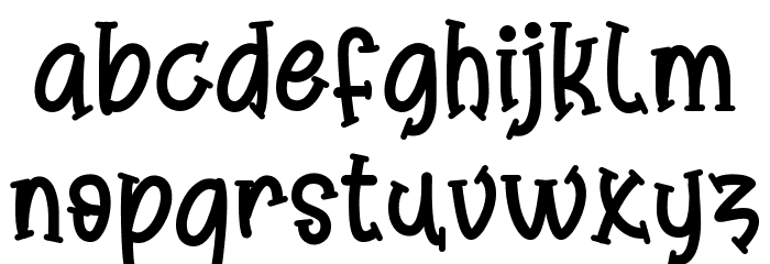 Angkise Font LOWERCASE