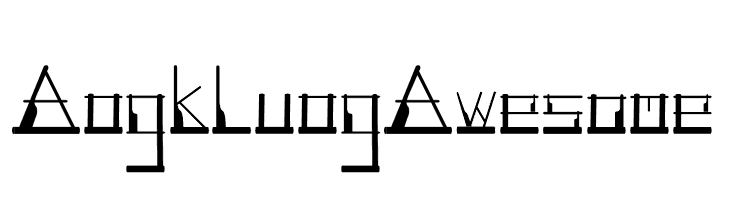 Angklung Awesome  フリーフォントのダウンロード