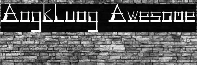 Angklung Awesome Font examples