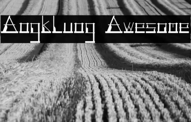 Angklung Awesome Font examples