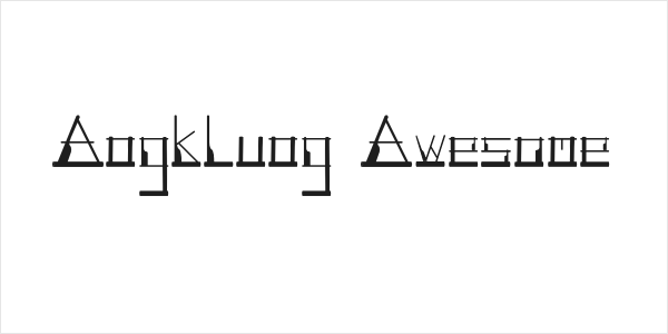 Angklung Awesome Logo