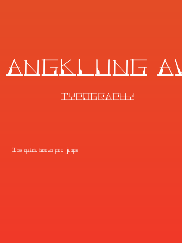 Angklung Awesome Poster