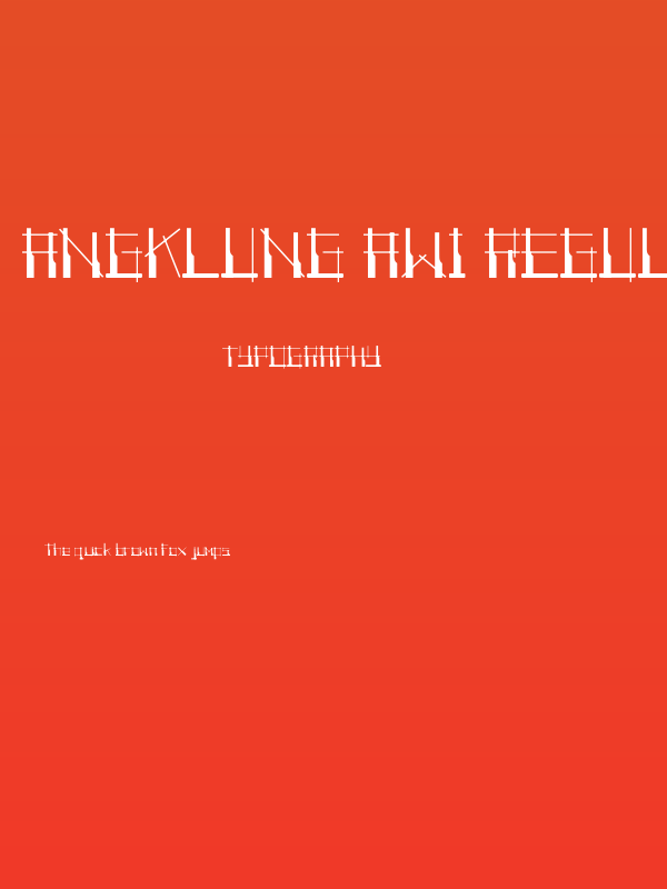 Angklung Awi Regular Poster