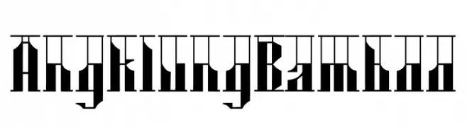 Angklung Bamboo  تنزيل الخطوط