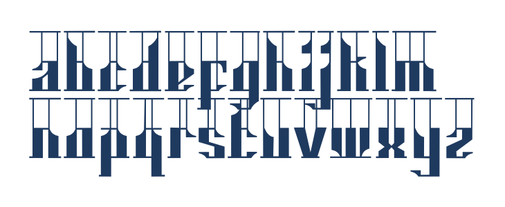 Angklung Bamboo Lowercase