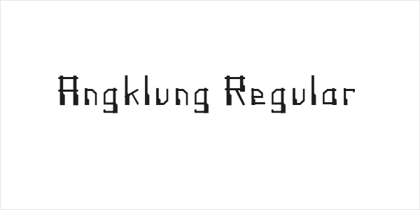 Angklung Regular Logo