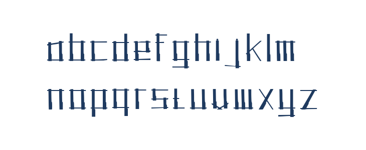 Angklung_KM_017 Regular Lowercase