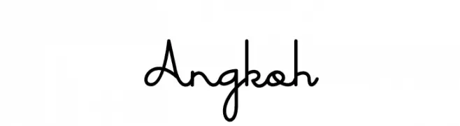 Angkoh  Frei Schriftart Herunterladen