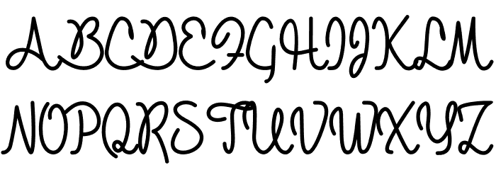Angkoh Font UPPERCASE