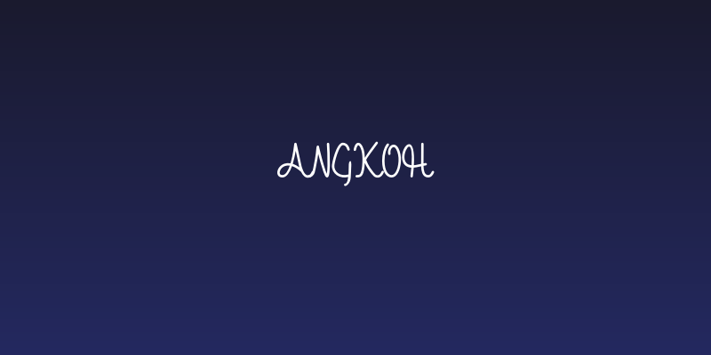 Angkoh Social Header
