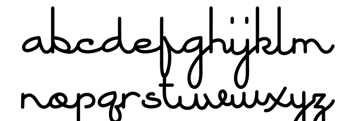 Angkoh Font LOWERCASE