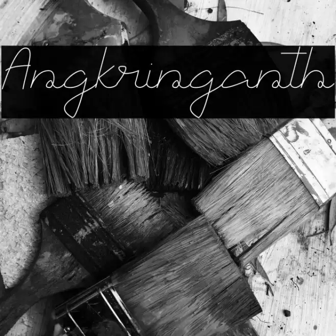 Angkringanth Font examples
