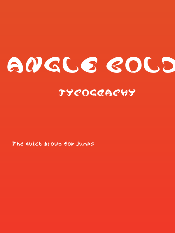 Angle Bold Poster