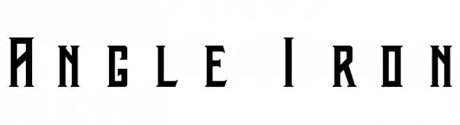 Angle Iron  Free Fonts Download