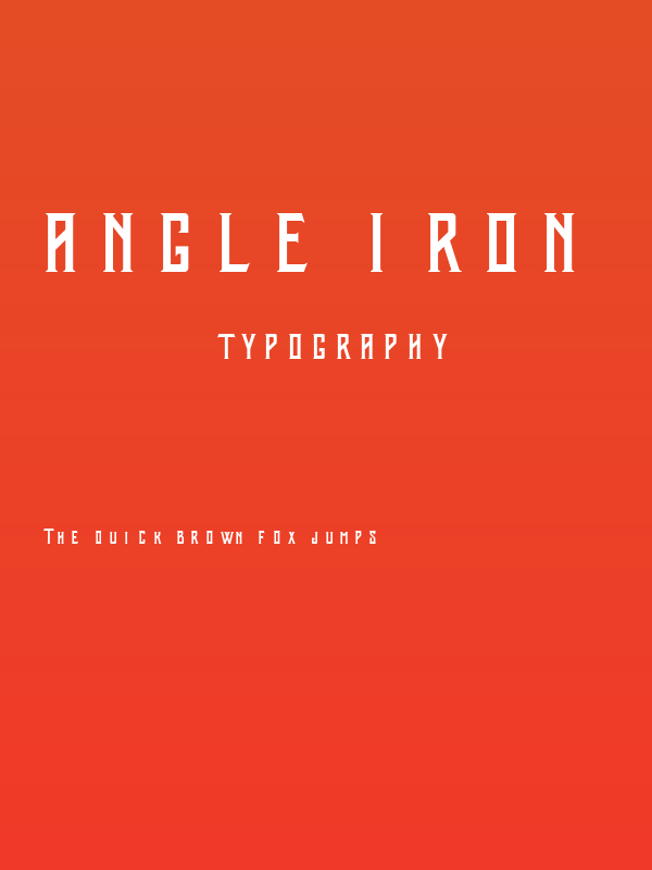 Angle Iron Poster