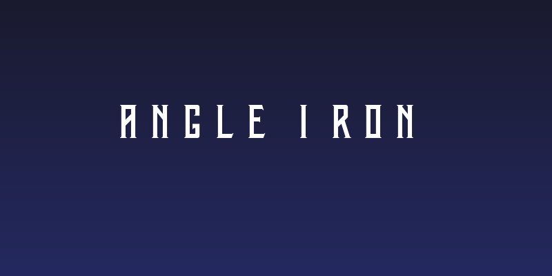 Angle Iron Social Header