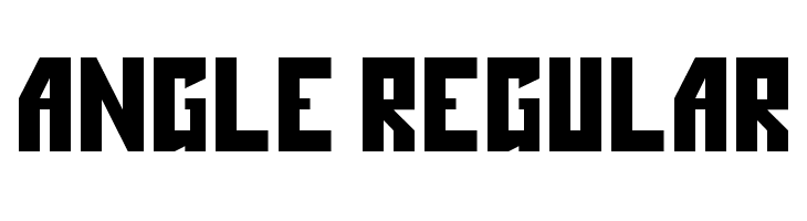 Angle Regular  Frei Schriftart Herunterladen